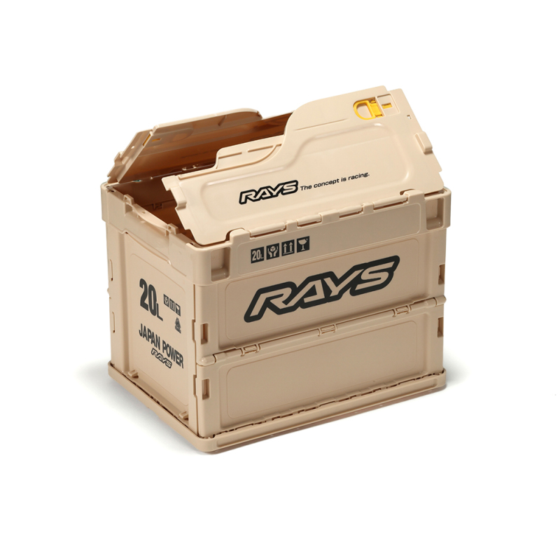 Rays Folding Container Box 23S 20L - Ivory - Touge Factory