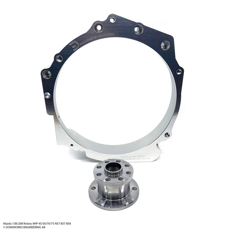 DOMIWORKS MAZDA 13B/20B ROTARY 8HP ADAPTER KIT 45/50/70/75 N57 B57