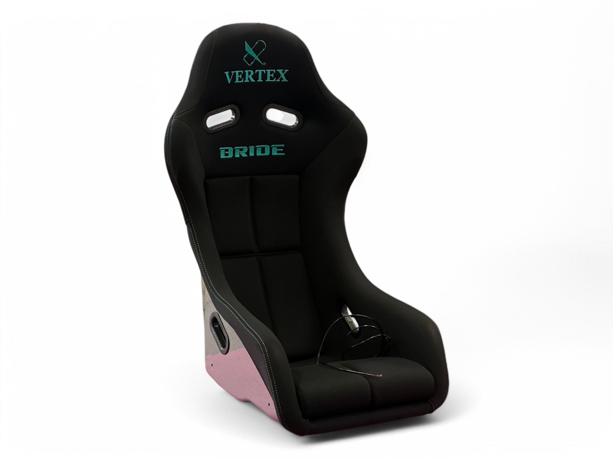 Vertex x Bride Zeta IV Classic - Black w/ Vertea Blue Logo (FRP