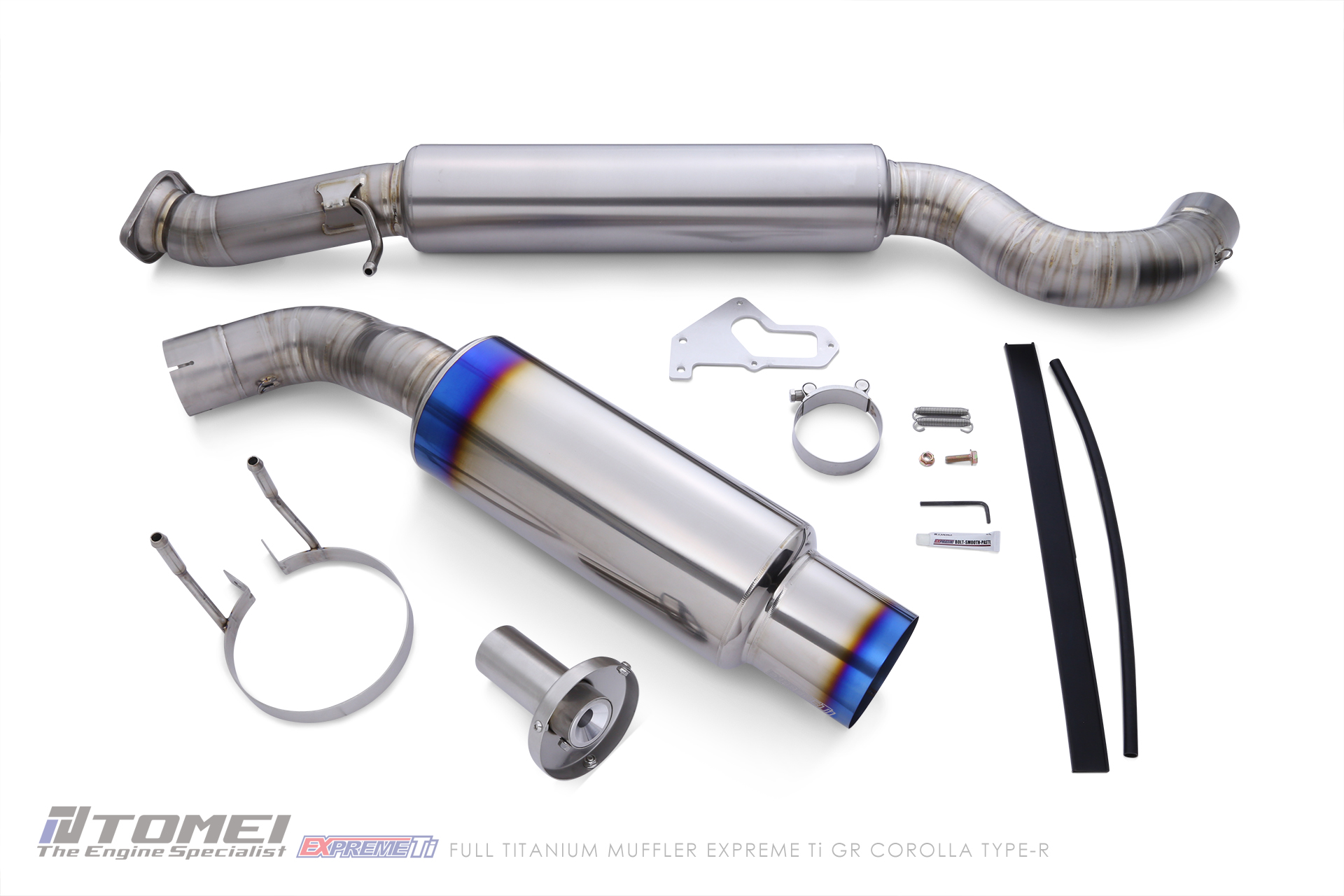 FULL TITANIUM MUFFLER EXPREME Ti GR COROLLA TYPE-R (SINGLE