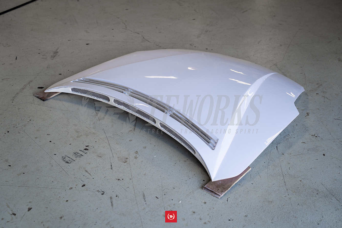 Origin Labo Nissan 350z Type 2 Vented Hood FRP - Touge Factory