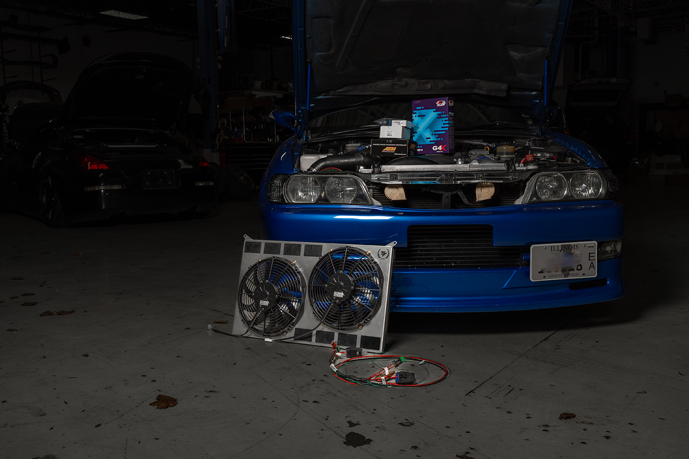 JZX90 / JZX100 Fan Shroud Kit with Dual 12