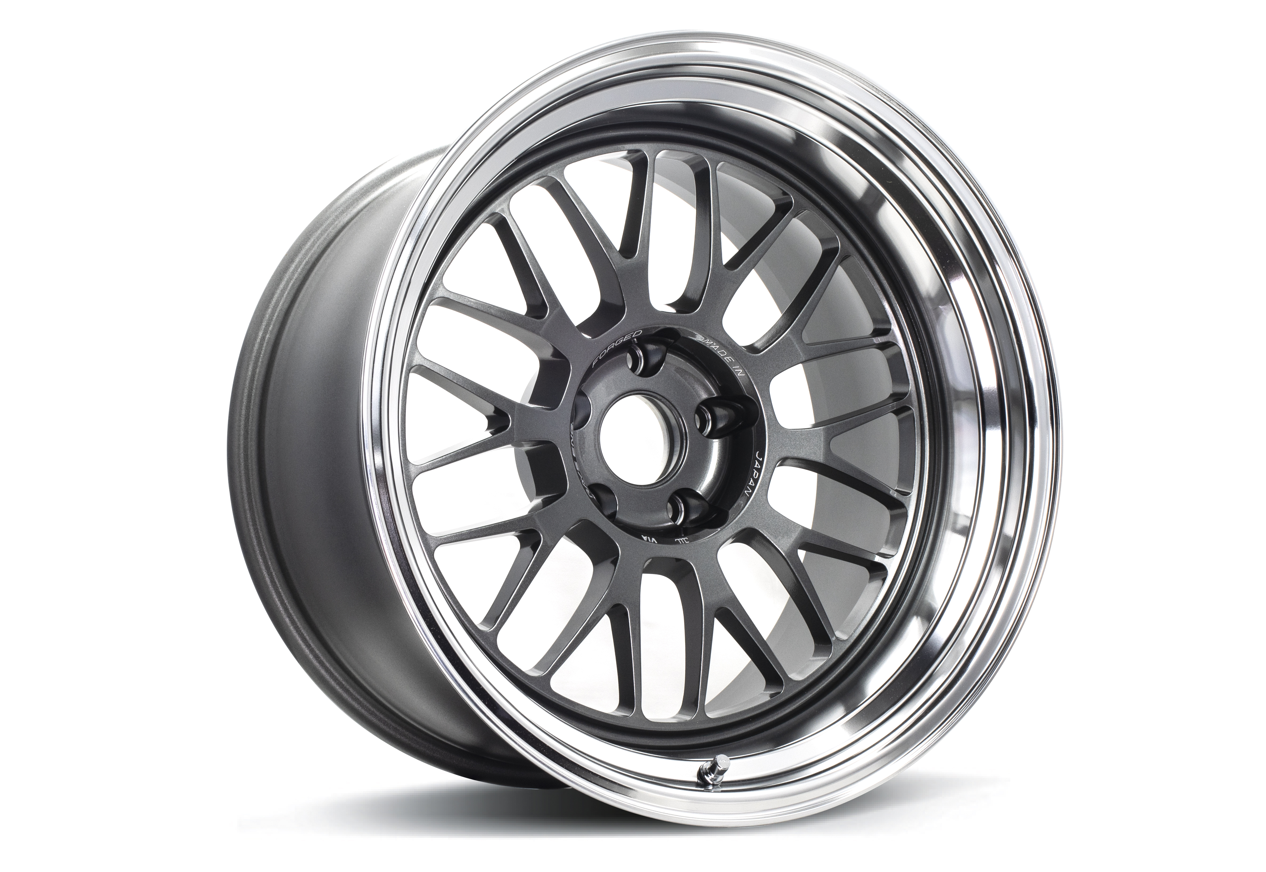 Volk Racing 21A 18X8.5 +34 5-114.3 DARK GUNMETAL / RIM DC