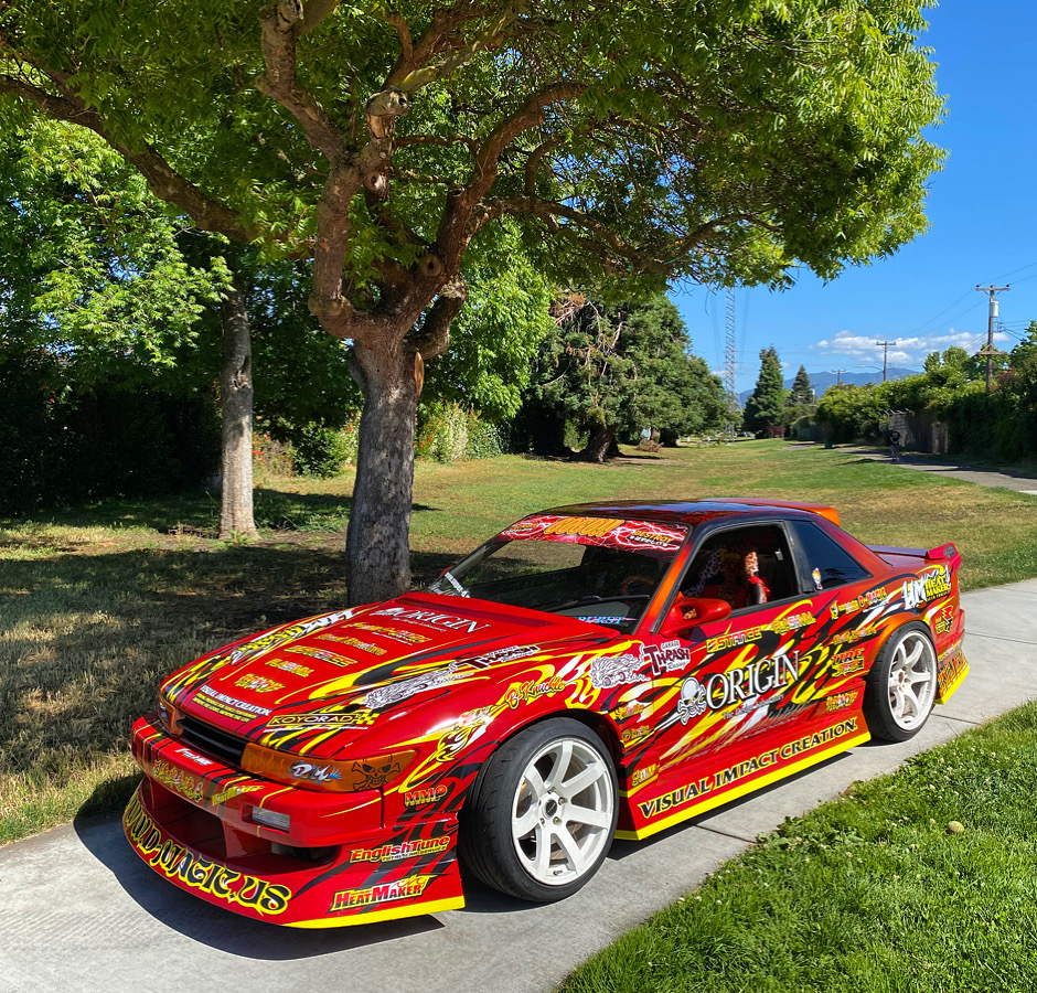 Origin Labo 55mm TYPE 3 FRONT & REAR FENDER PACKAGE - S13, 180sx