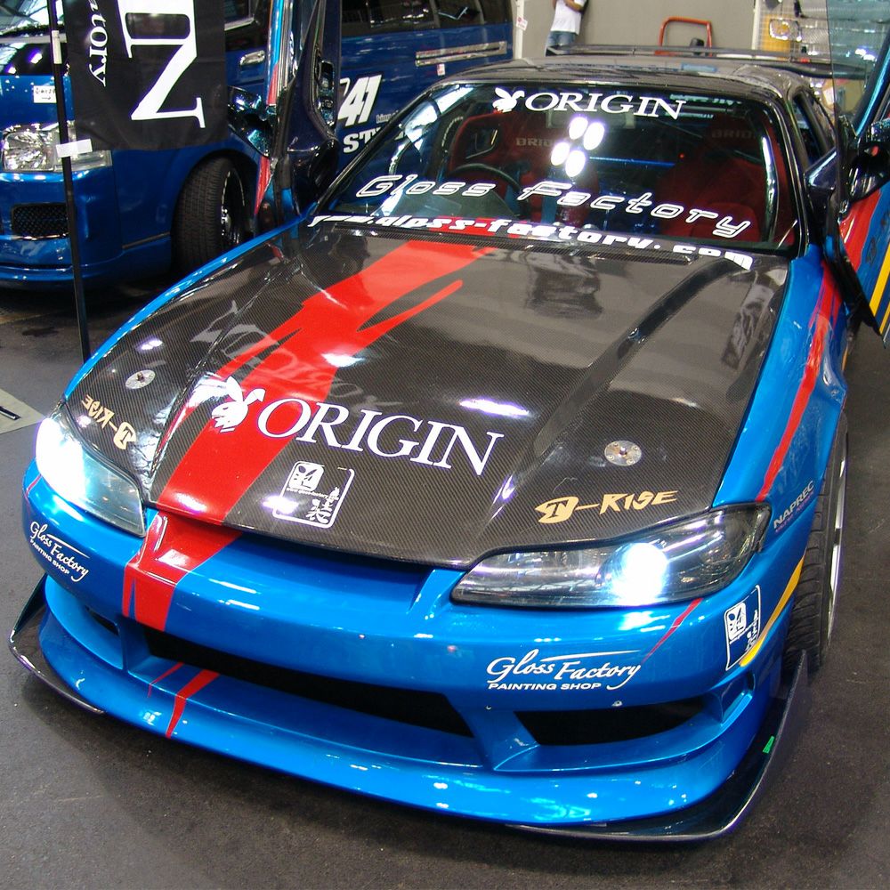 Origin Labo Nissan S15 Type 2 Vented Hood FRP - Touge Factory