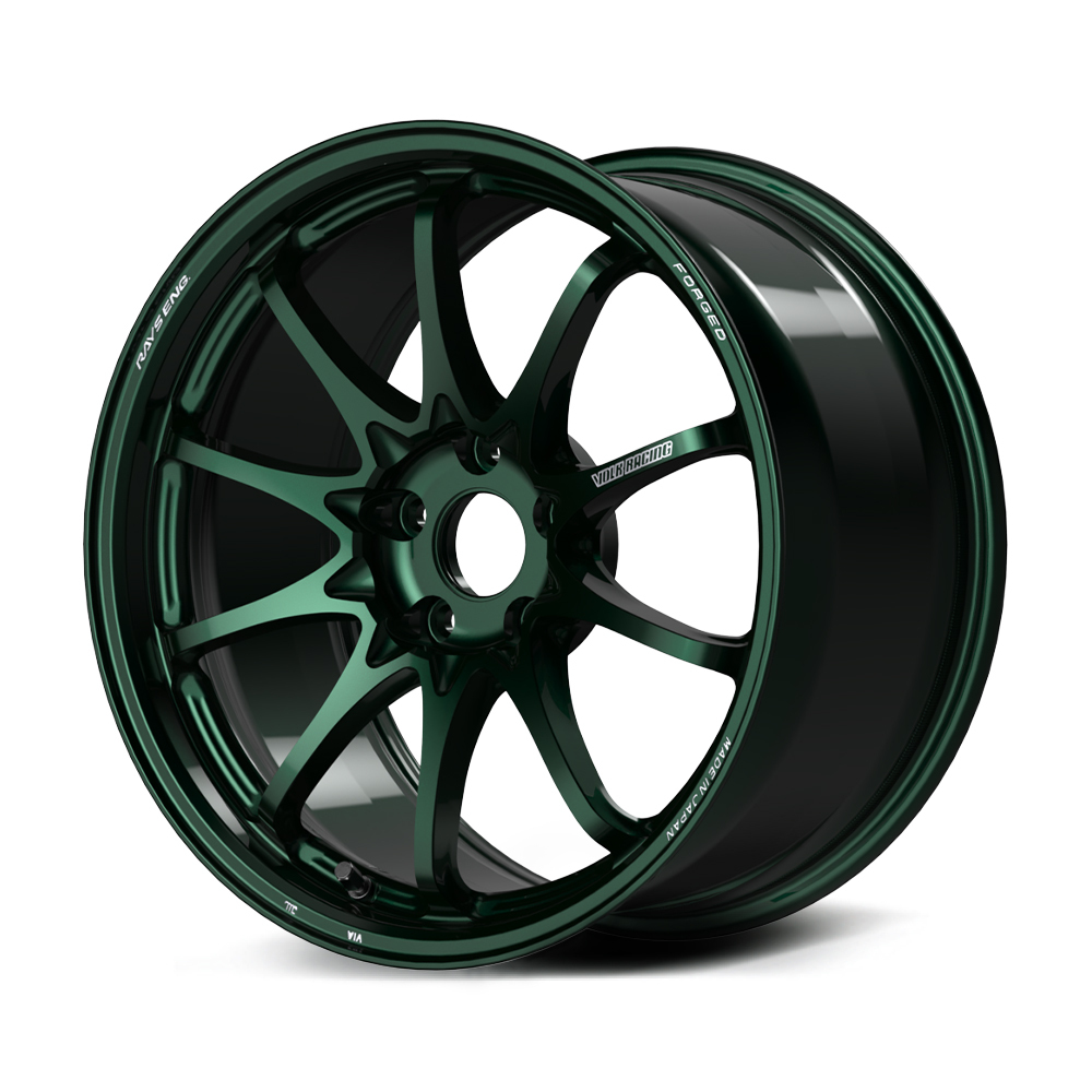 CE28風　STR racing 18インチ1本 CE28N-PLUS 18X9.5 +38 5-120 RACING GREEN - Touge Factory