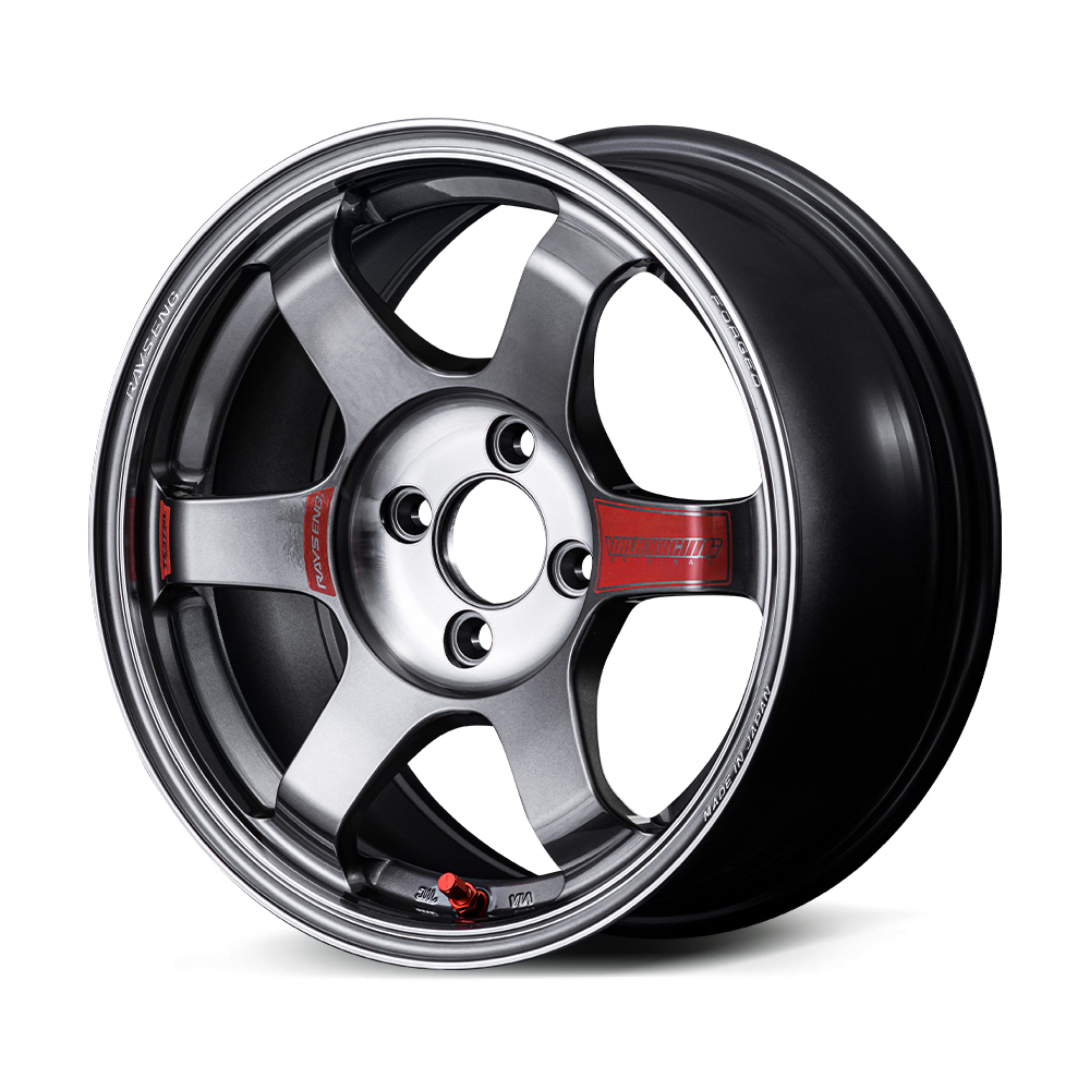 TE37 SAGA SL 17X8.5 +39 4-100 PRESSED GRAPHITE