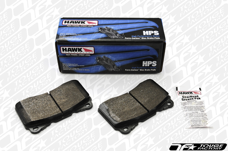 Hawk HPS Street Nissan 350Z / Infiniti G35 w Brembo Rear Brake Pads