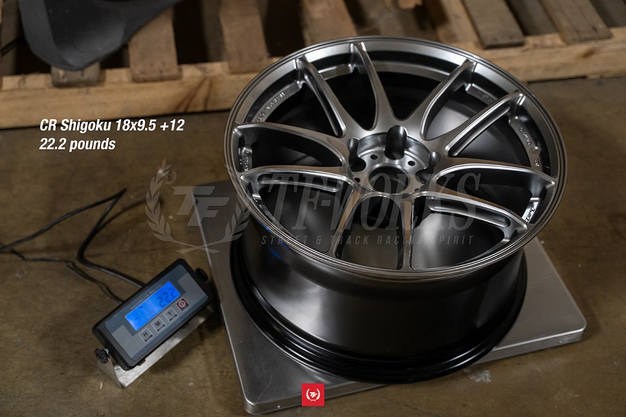 Work Emotion CR Shigoku 19X9.5 +38 5 X 114.3 Glow Gunmetal