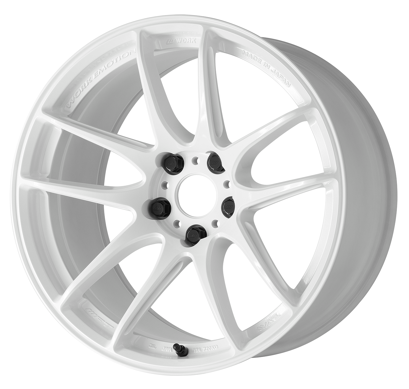 Work Emotion CR Shigoku 18X9.5 +12 5 X 114.3 Ice White