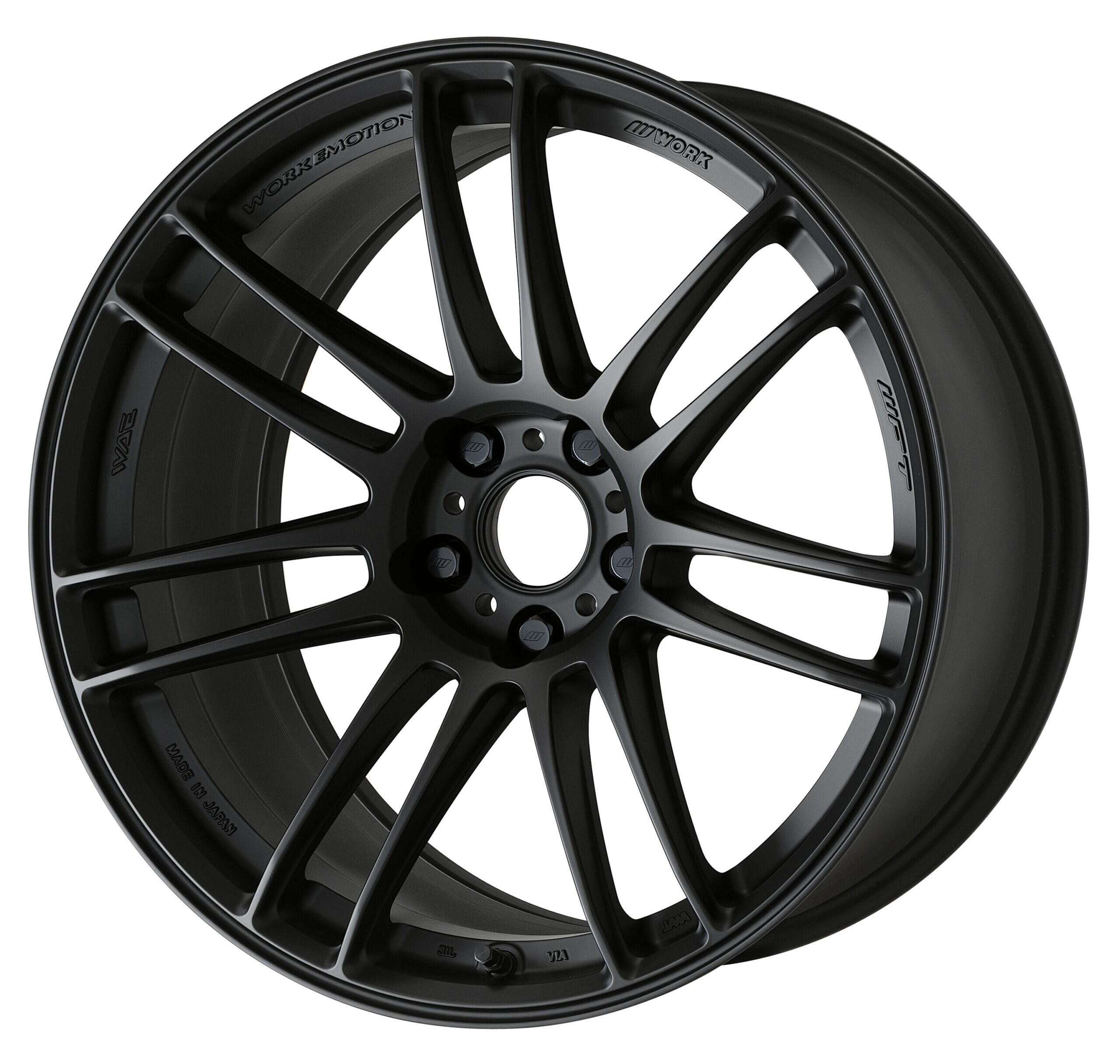 WORK EMOTION 11R 17インチ 7J +47 5H(part-2) WORK EMOTION ZR7 18x9.5 +22 5x114.3 Matte Black - Touge Factory