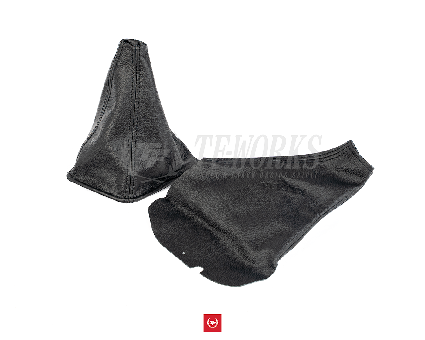 Vertex Leather Shift Boot + E Brake Boot - JZX 90/100 - Black