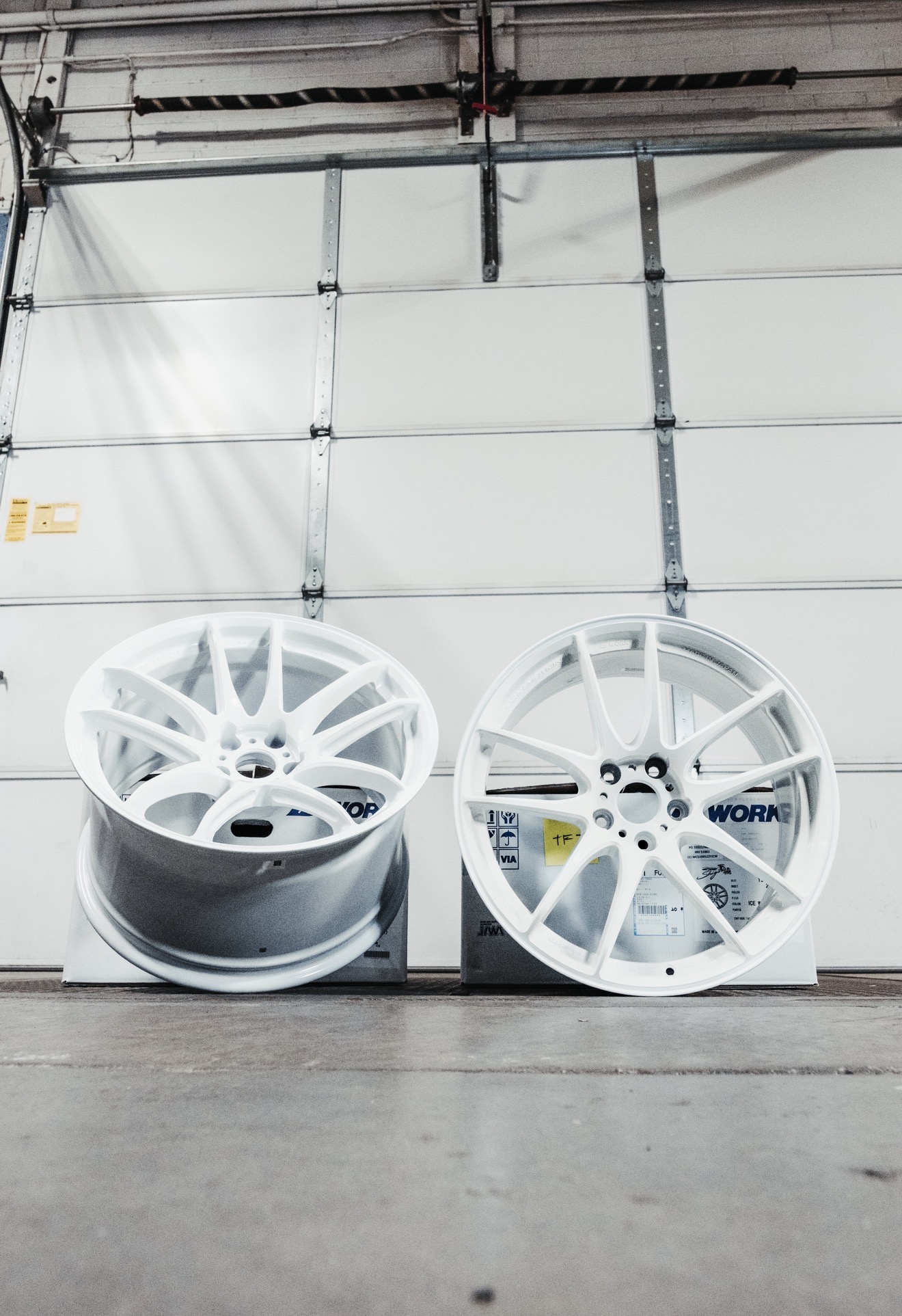 Work Emotion CR Shigoku 19x9.5+22 / 19x10.5+12 5x114.3 - Ice White