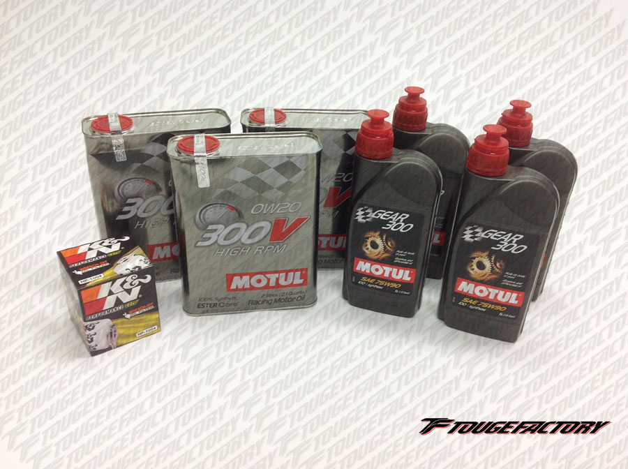 Complete Fluid Change FRS & BRZ Motul 300V 0W20 Engine Oil Package
