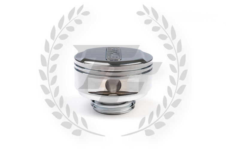 Tomei Oil Filer Cap Silver for Mitsubishi - Snap On type (193065)