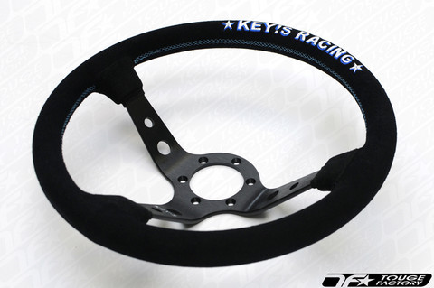 KEY’S RACING Deep Type Steering Wheel (350mm/Suede)