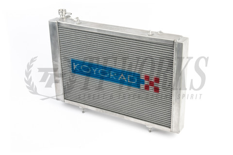 Koyo Aluminum Racing Radiator N-FLO Dual Pass S13/S14 V8 Swap & KA24E/DE  Turbo