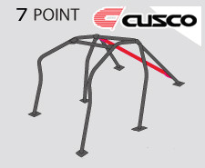 Cusco D1 Chromoly Roll Cage 7-point Around Dash - JZX100 Non