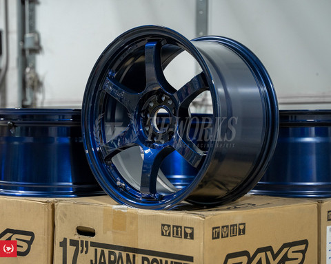 Gram Lights 57CR 15x8.0 +35 4-114.3 Eternal Blue Pearl main image 1