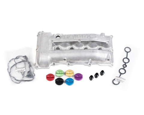 TF-Works S13.4 SR20DET Hybrid Valve Cover w/ Gasket & AN Fittings