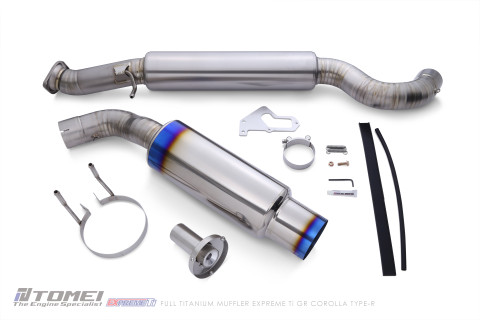 FULL TITANIUM MUFFLER EXPREME Ti GR COROLLA TYPE-R (SINGLE