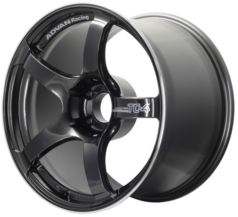 TC4 18X9.5 +45 5-100 BLACK GUNMETALLIC & RING