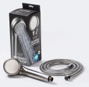 1x shower head (brushed nickel)
1x flexible stainless steel shower hose (59"/150cm)
1x shower head holder