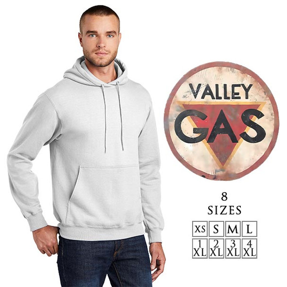 Port & Company® Essential Fleece Pullover Hooded Sweatshirt (Gas Sign) - PC90H