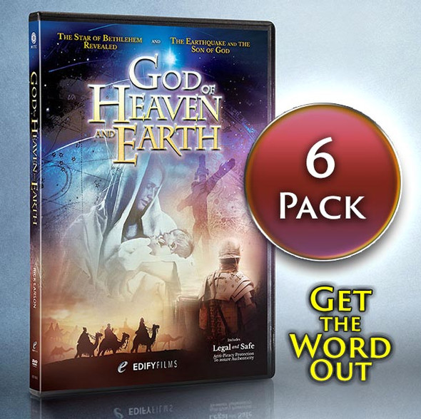 A 6 Pack quantity of God of Heaven and Earth
