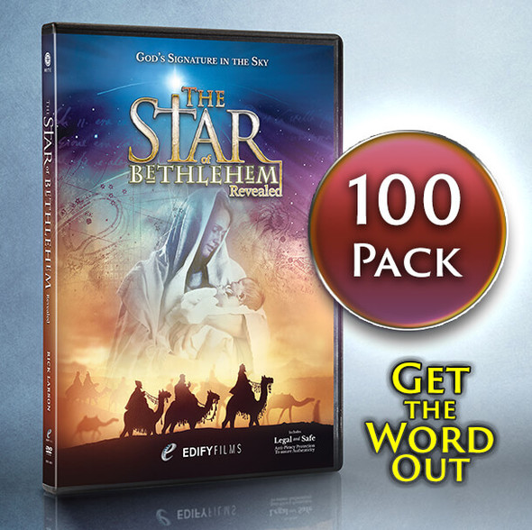A 100 Pack quantity of The Star of Bethlehem