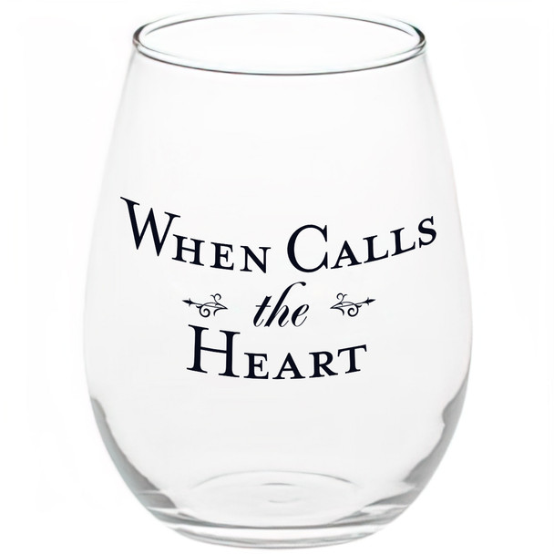 When Calls the Heart wine glass