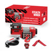 Cabrestante Stealth 3500lb 12v con cable de acero y mando a distancia inalámbrico