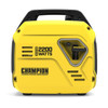Champion 92001i Mighty Atom 2200 W tragbarer Benzin-Koffer-Wechselrichtergenerator – Seitenansicht
