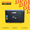 Warrior LDG15S3 15 kVA 3-phase silent diesel generator by Bimson Power – what's in the box (included accessories)