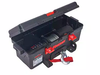 Warrior Trojan 4000lb Portable Utility Winch Kit – 12V Electric, Steel Rope