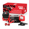 Treuil Stealth 13500lb 12v avec câble synthétique et télécommande sans fil