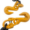 RE048 2 Leg "Roll Over" Chain Assembly Recovery and Winch - Close View Hooks