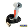Warrior hand control with steel 4 pin plug suitable for Warrior Winches fitted with a Metal "Air" Socket.
