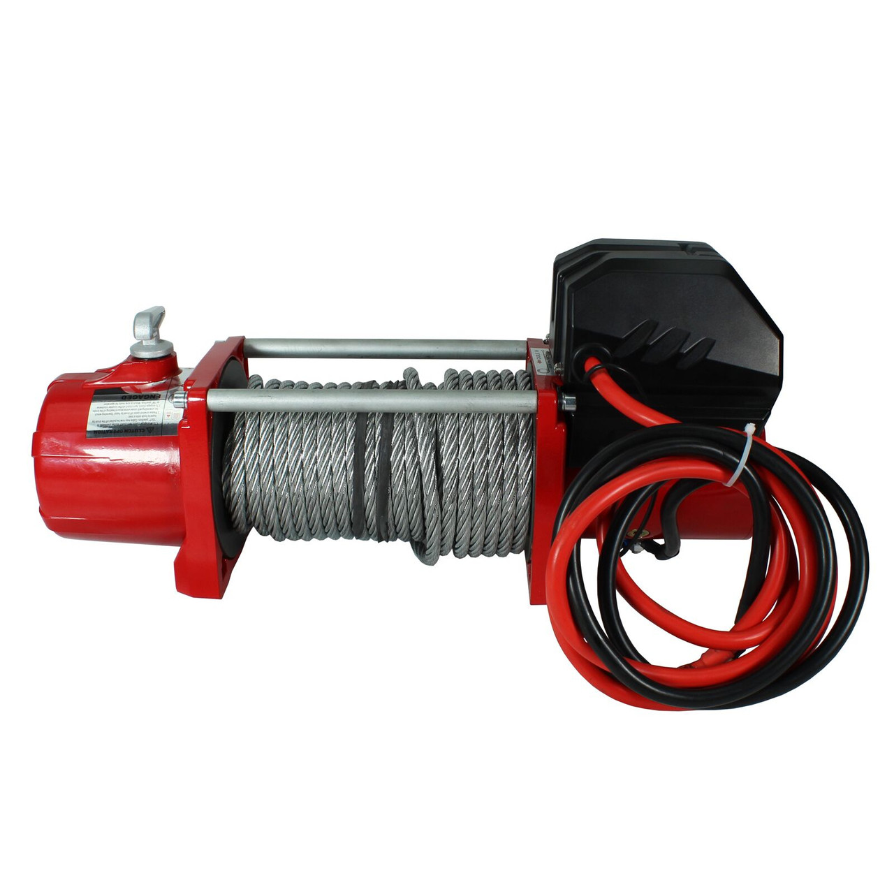 STEALTH 13500LB 24V WINCH WITH STEEL ROPE AND WIRELESS REMOTE