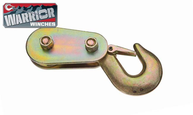 2 TONNE HOOK TYPE PULLEY BLOCK FOR ATV WINCHES