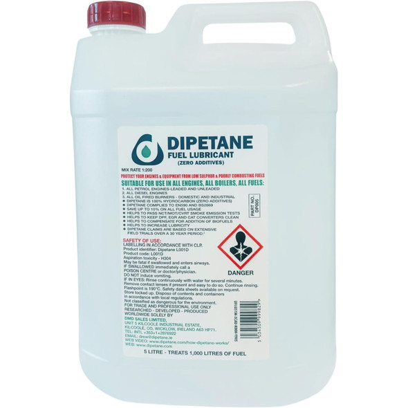 Dipetane 5 Litre fuel treatment bottle