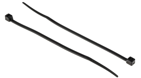 Black 300 x 4.8mm Cable Ties 100 Pack