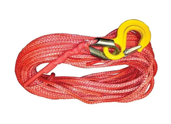 Corde synthétique Armortek avec mousqueton de sécurité, 5 mm x 15 m