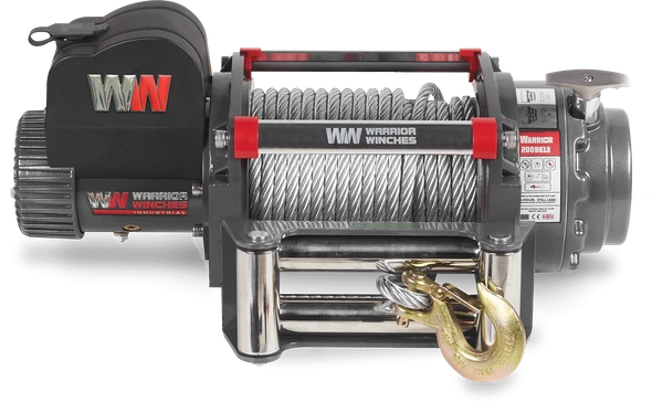 Warrior Samurai 20000lb 24v Winch - Front View
