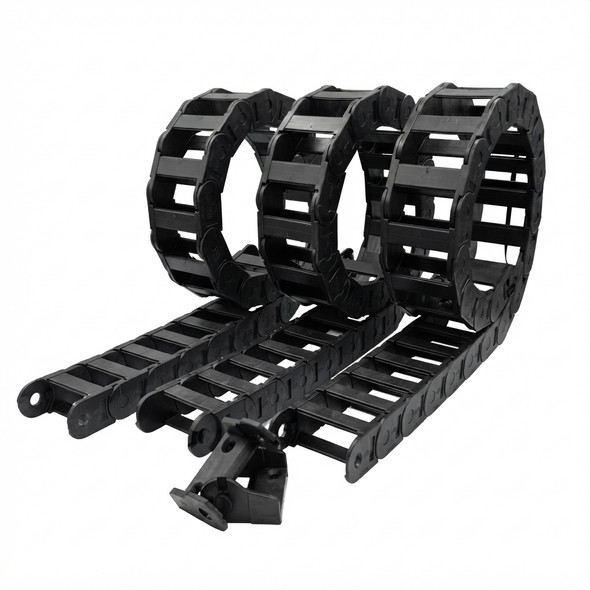 CFX7235-3M Tracking Chain 72mm x 35mm x 3m inc Brackets Recovery and Winch - Front View