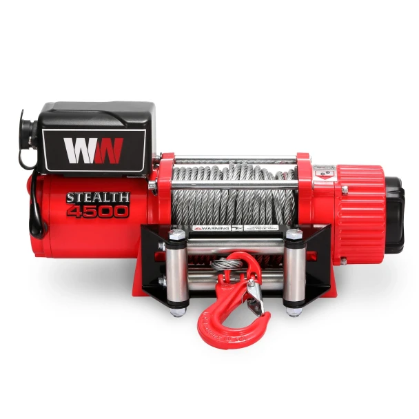Treuil Stealth 4500lb 12v avec câble en acier et télécommande sans fil