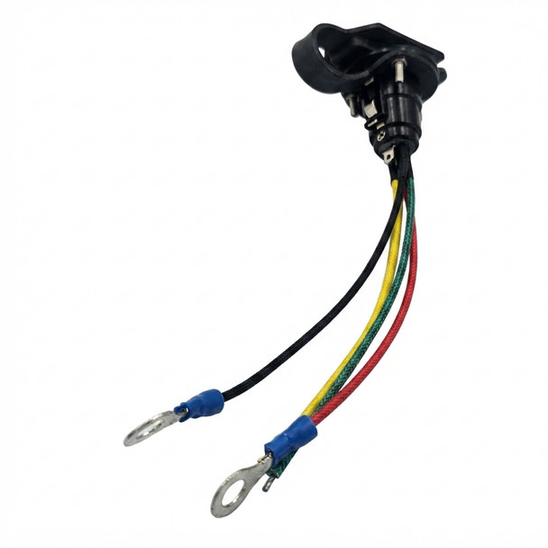 CPAEXT00AS Warrior Replacement Socket Metal 4-Pin with 4 Wires - Back View
