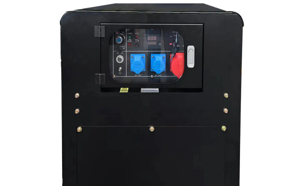Warrior LDG15S3 15 kVA 3-phase silent diesel generator by Bimson Power – control panel layout