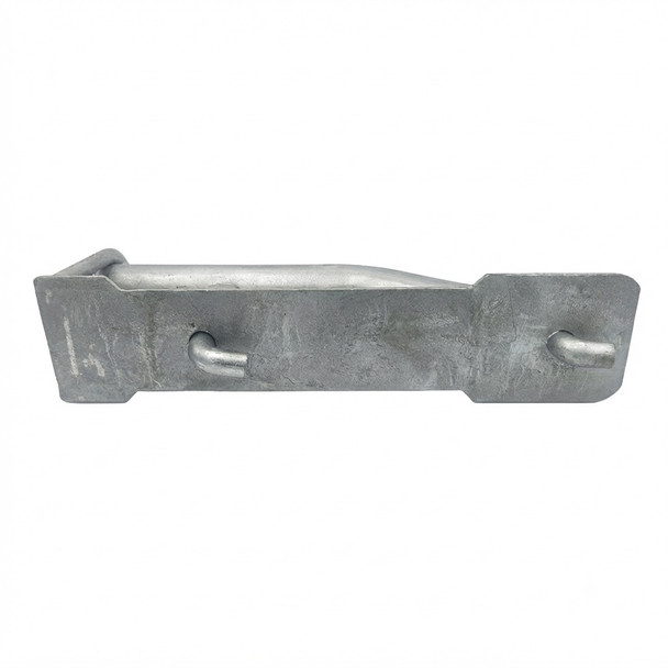 CSTM04243 Steel Wheel Chock with 230mm Pin Centres Recovery and Winch - Bottom View