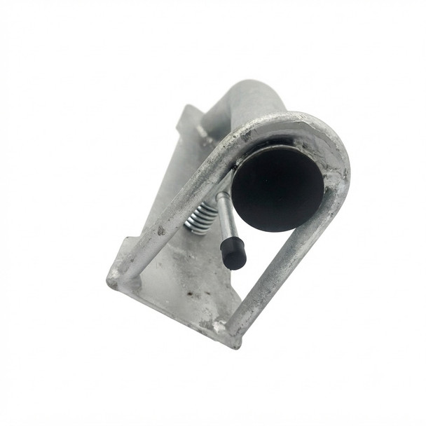 CSTM04243 Steel Wheel Chock with 230mm Pin Centres Recovery and Winch - Back View